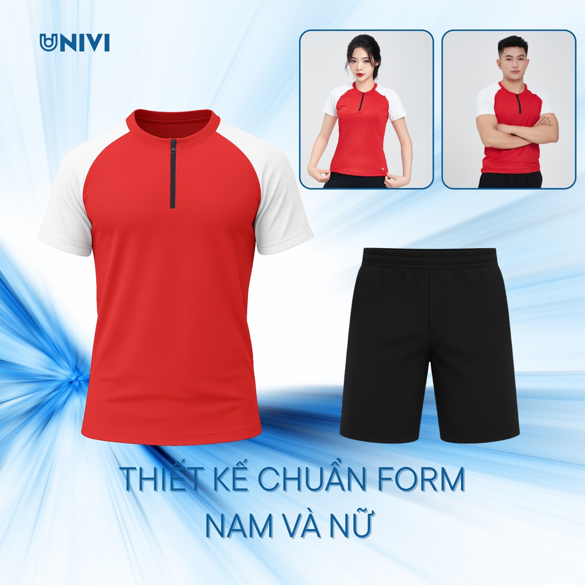 Nhóm huấn luyện viên trong hệ đồng phục cho các mô hình phòng Gym