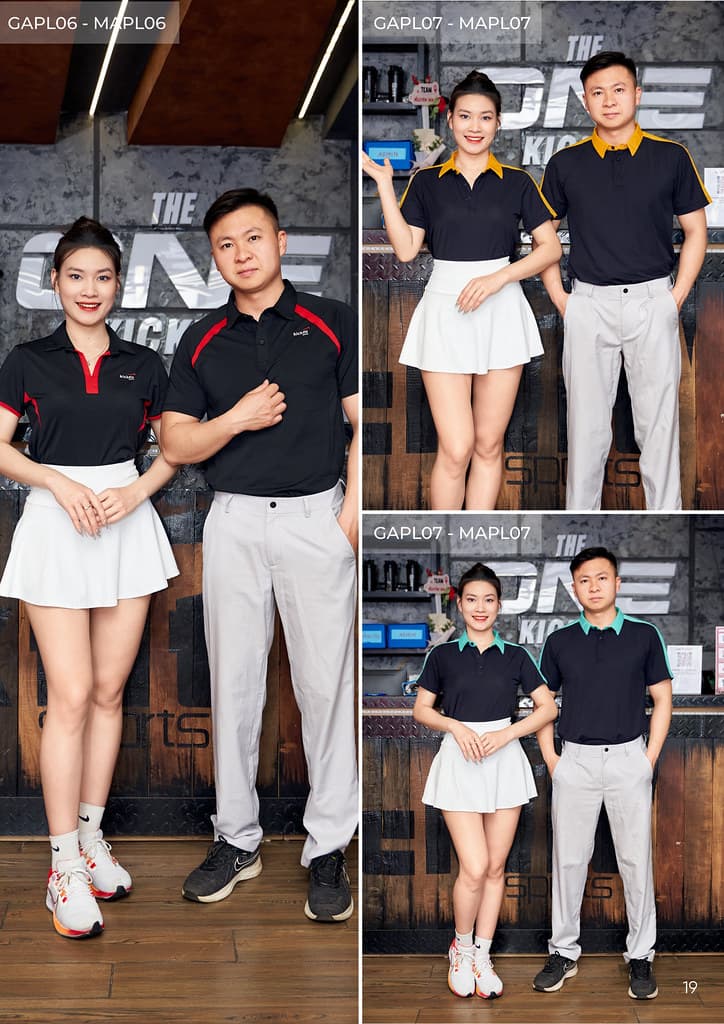 Áo polo doanh nghiệp cho Golf, Tennis, Pickleball và hoạt động thể thao