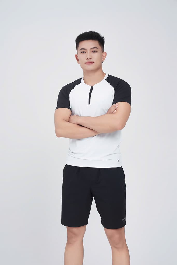 Đồng phục Gym nam Univi phối quần short