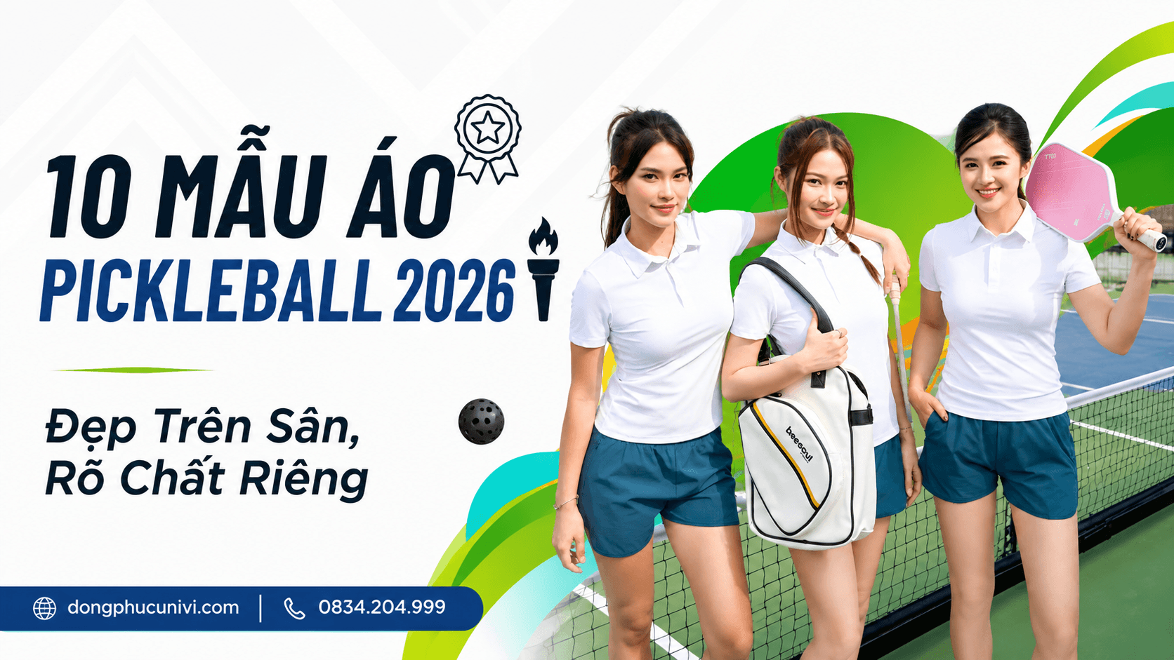 10 Mẫu Áo Đồng Phục Pickleball Đẹp Nhất 2026 Cho CLB Và Đội Thi Đấu | UNIVI