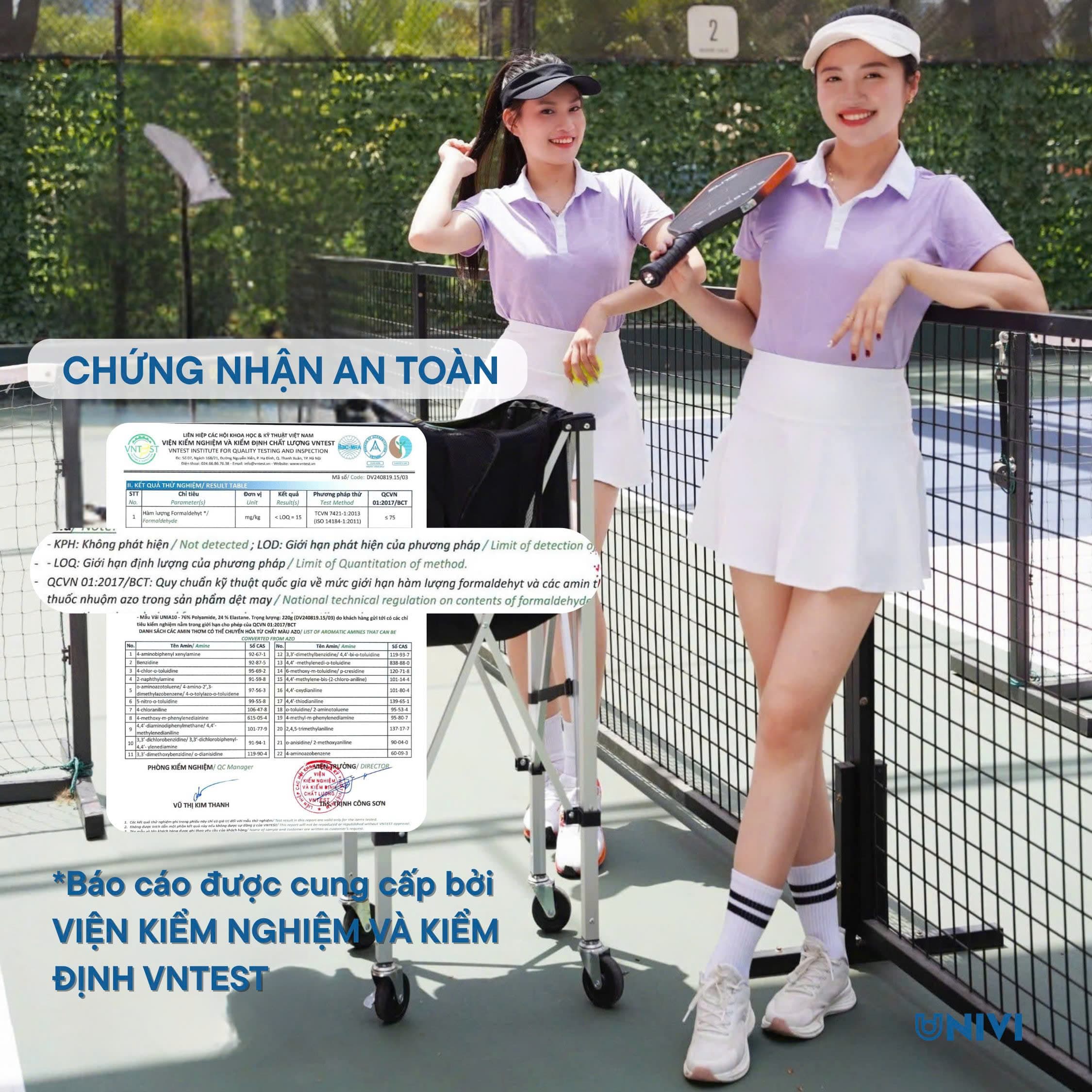 Chất liệu vải an toàn với sức khỏe từ Univi
