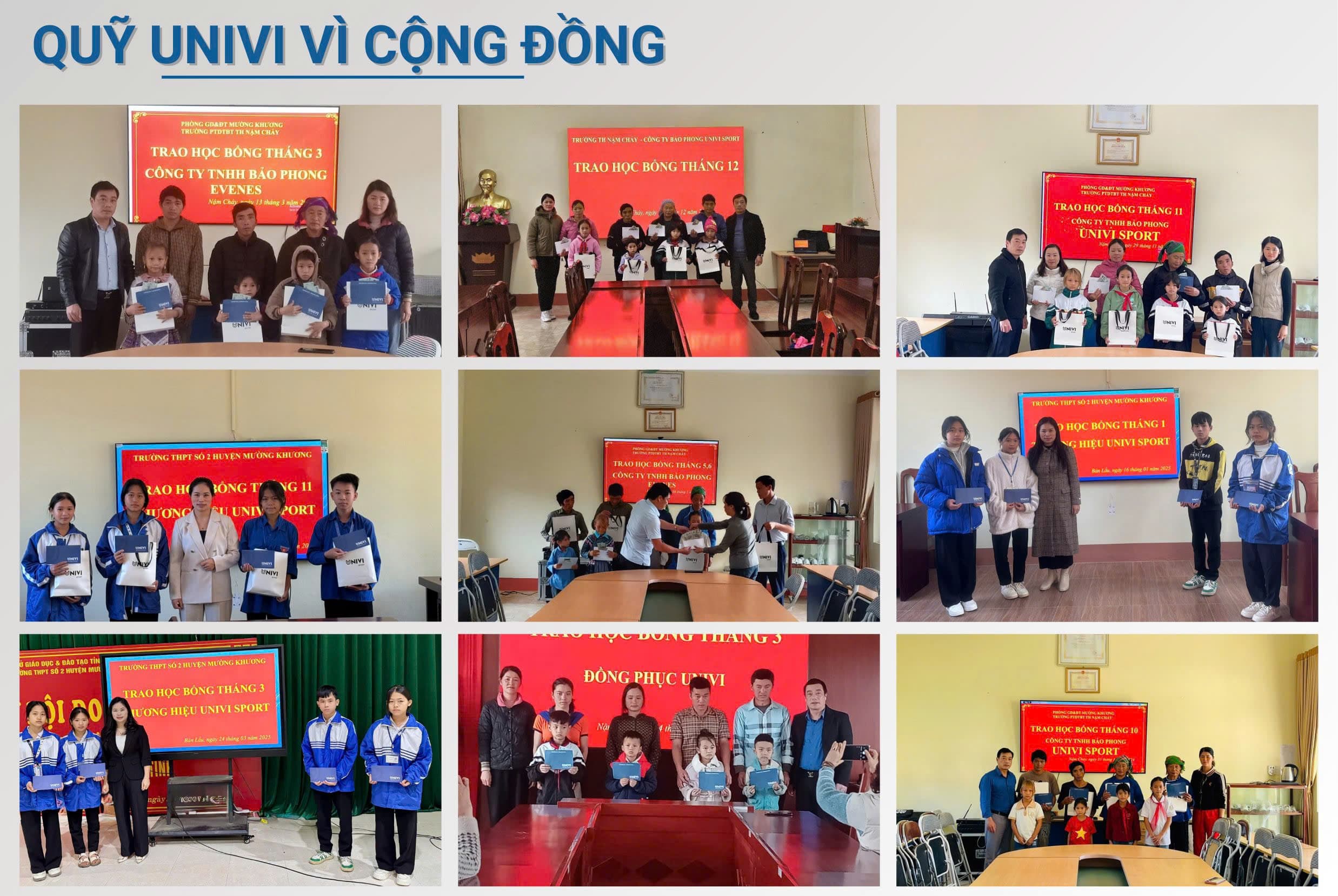 Quỹ UNIVI vì cộng đồng