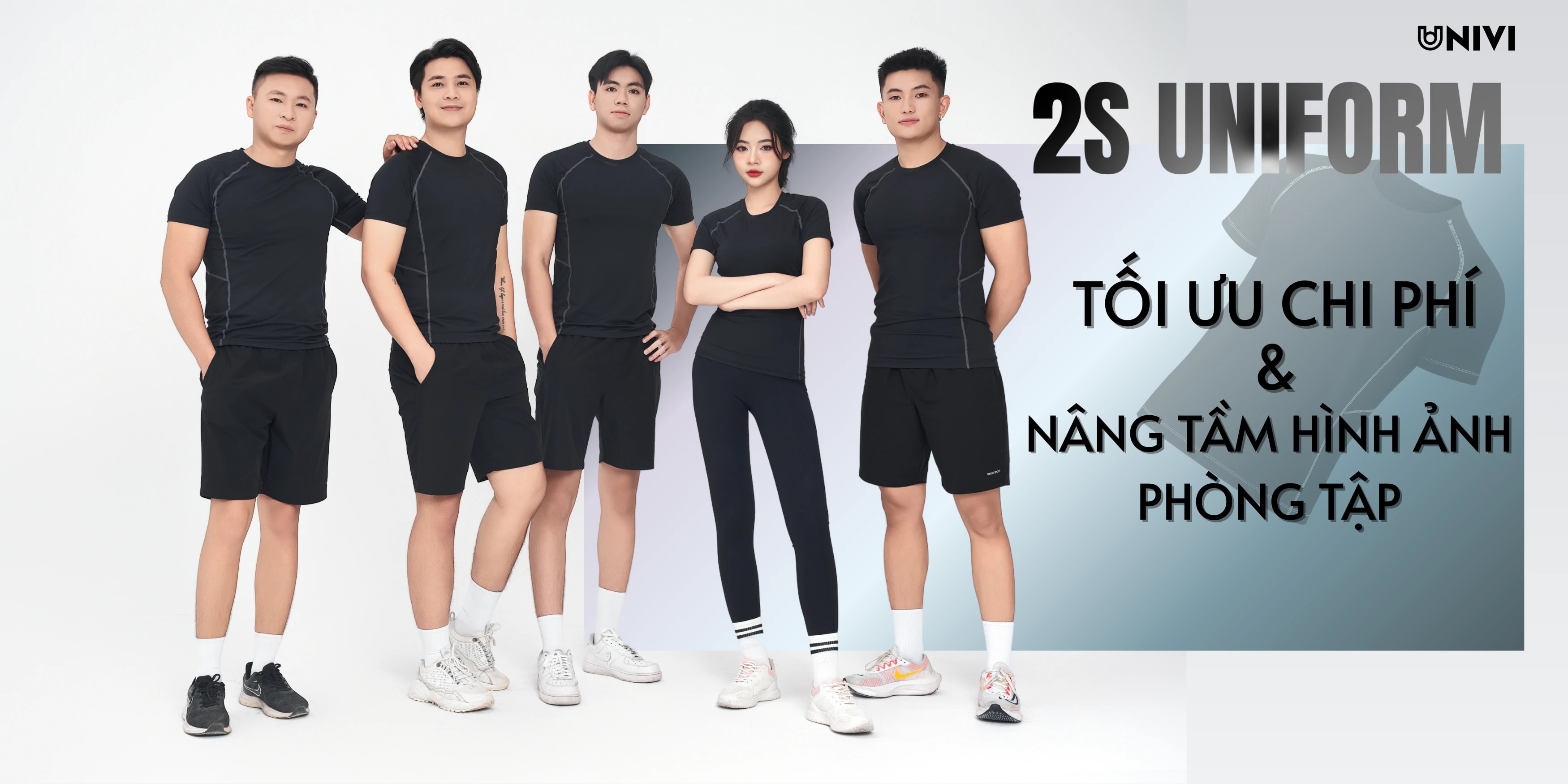 Sơ đồ quy trình đặt may đồng phục Gym chuyên nghiệp tại Univi.