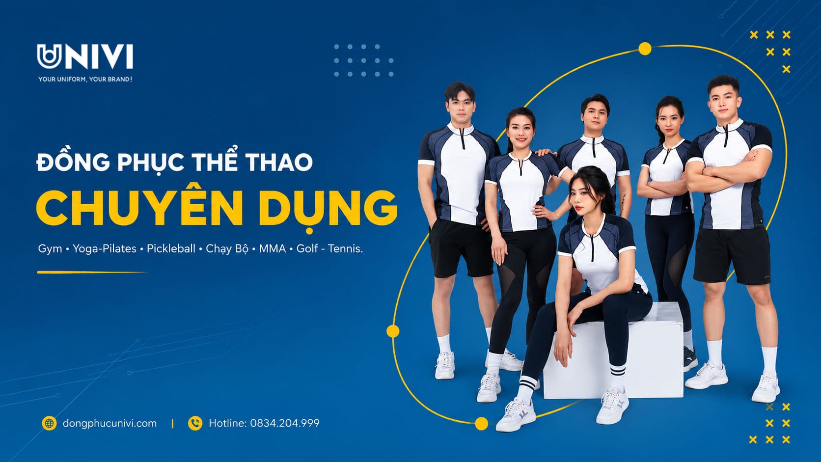 Đồng Phục Thể Thao Chuyên Dụng - Đồng Phục Univi