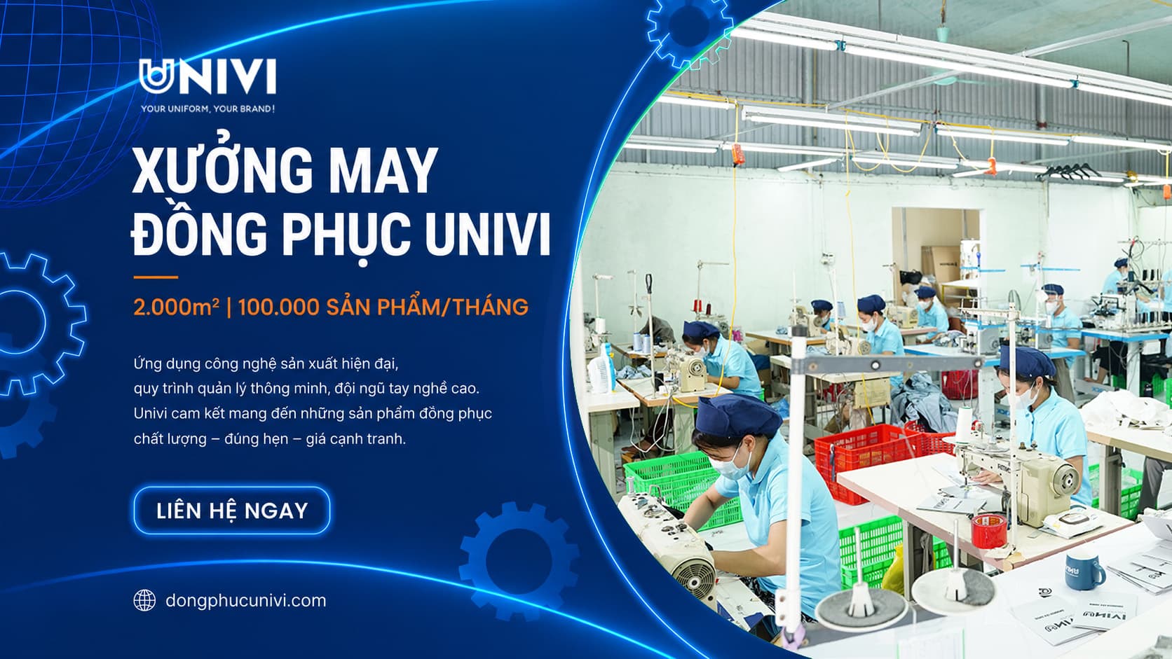 Xưởng May Đồng PhụcThể Thao Chuyên Dụng - Đồng Phục Univi