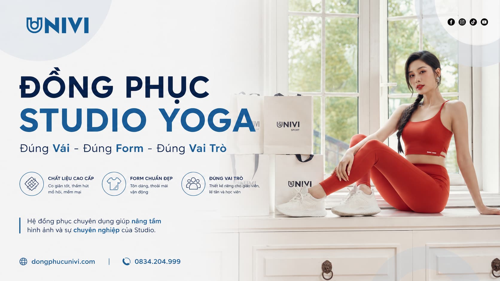 Đồng Phục Studio Yoga: 7 Tiêu Chí Trước Khi Đặt May